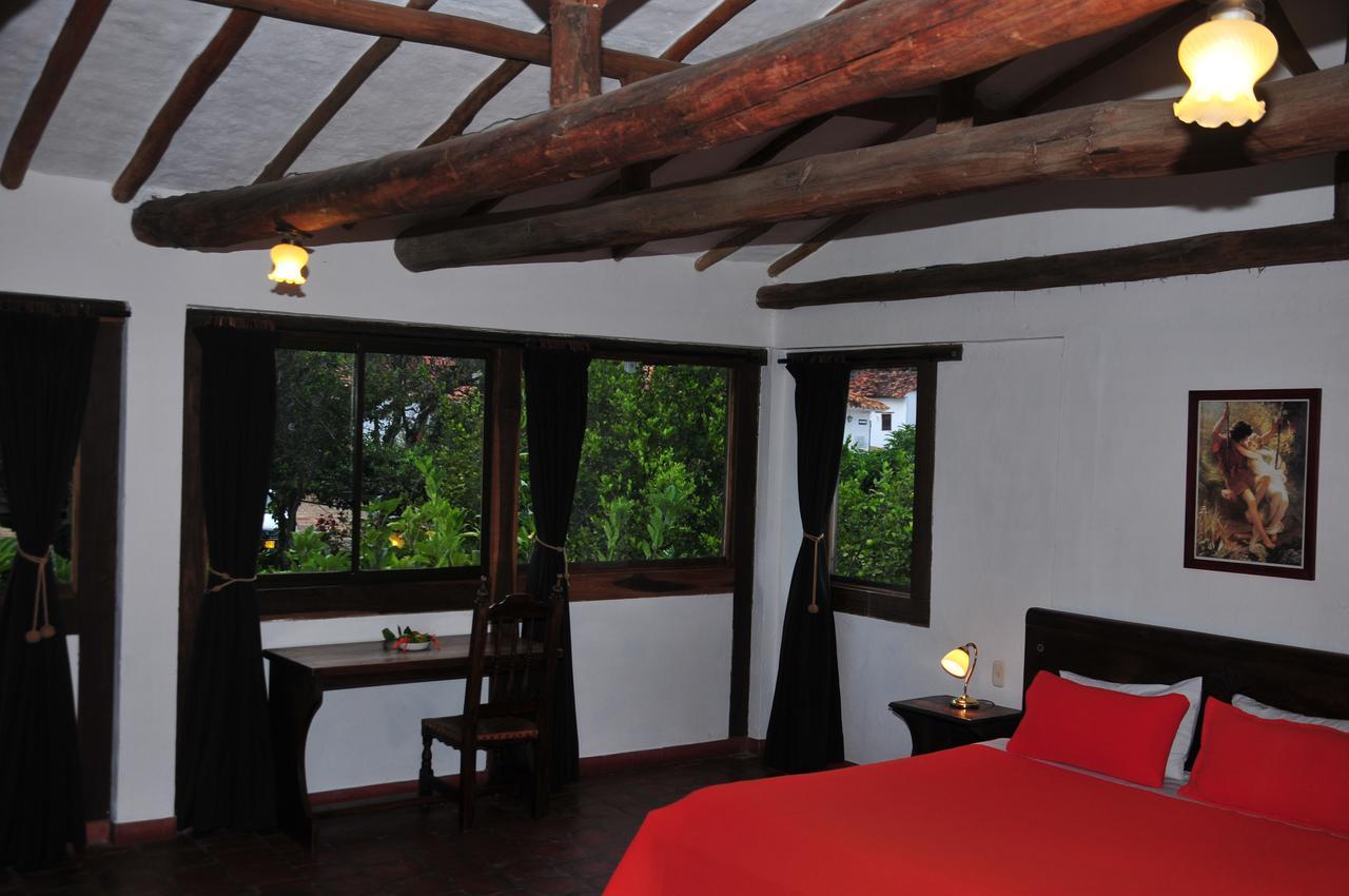 Hotel Mision Santa Barbara Rnt 4799 Barichara Exterior photo